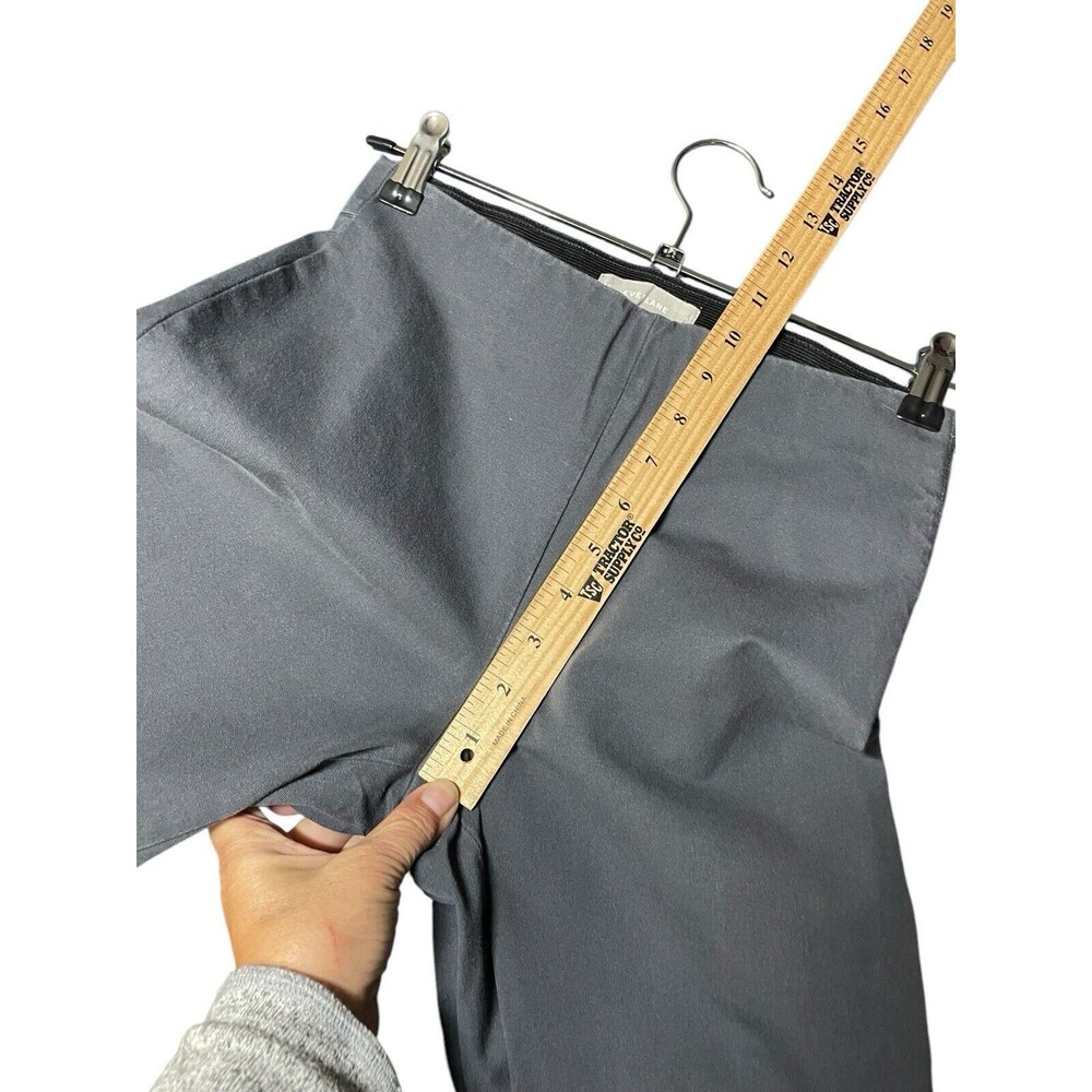 Everlane Womens Work Pant Sz 2 Charcoal Side-Zip Ankle Stretch Cotton Side Zip - Picture 8 of 11